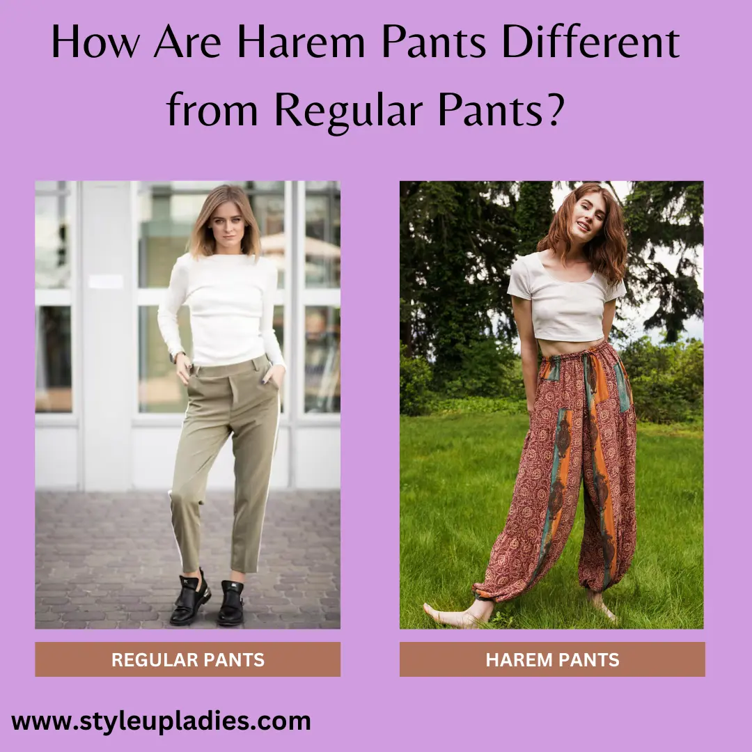 Are Harem Pants different from Regular Pants?