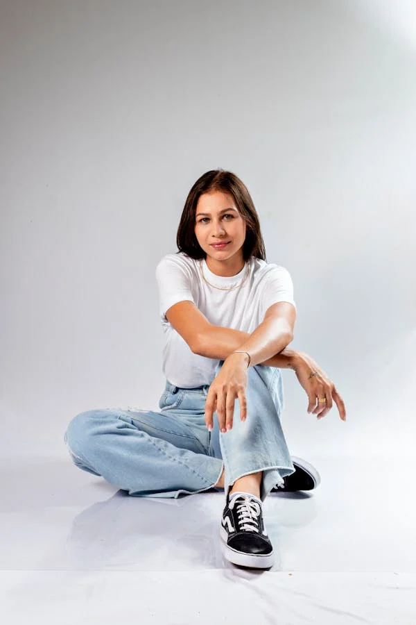 Sneakers with Bootcut Jeans