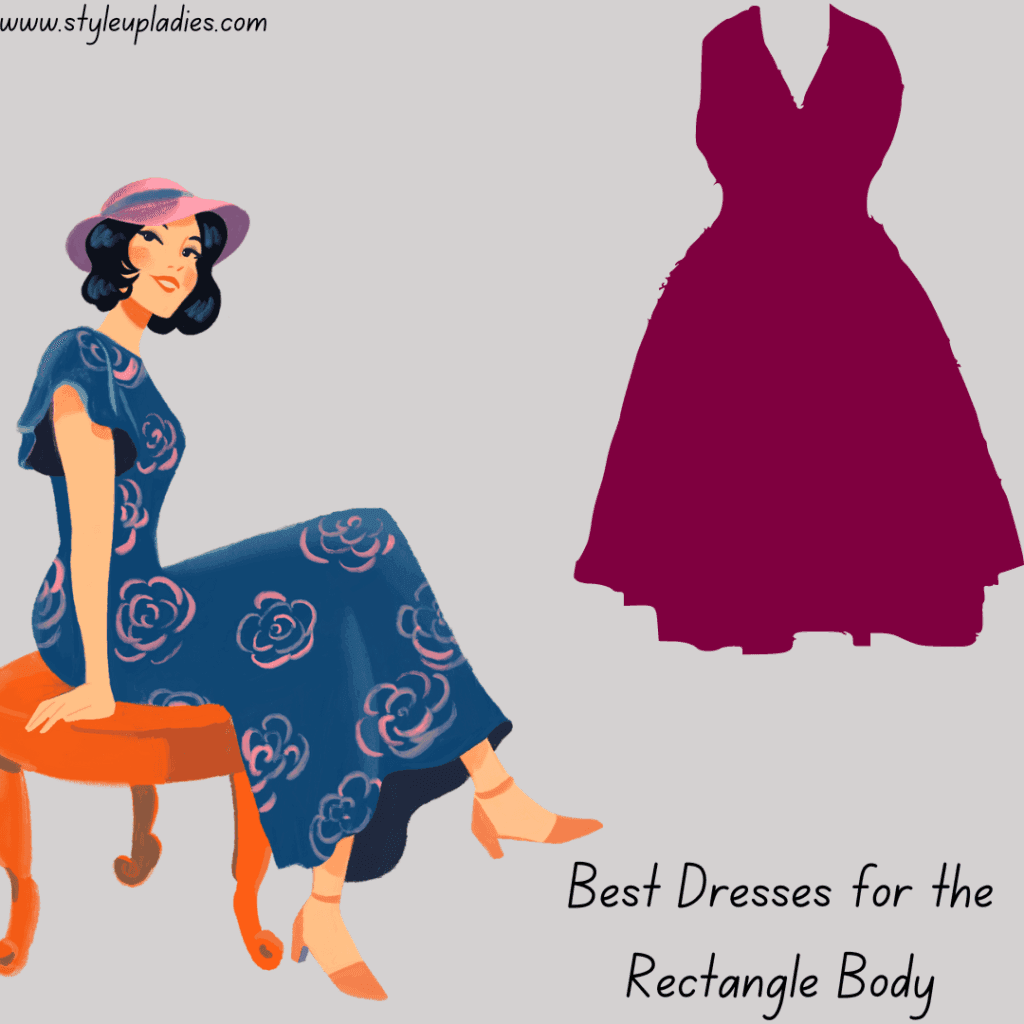 Best Dresses for the Rectangle Type