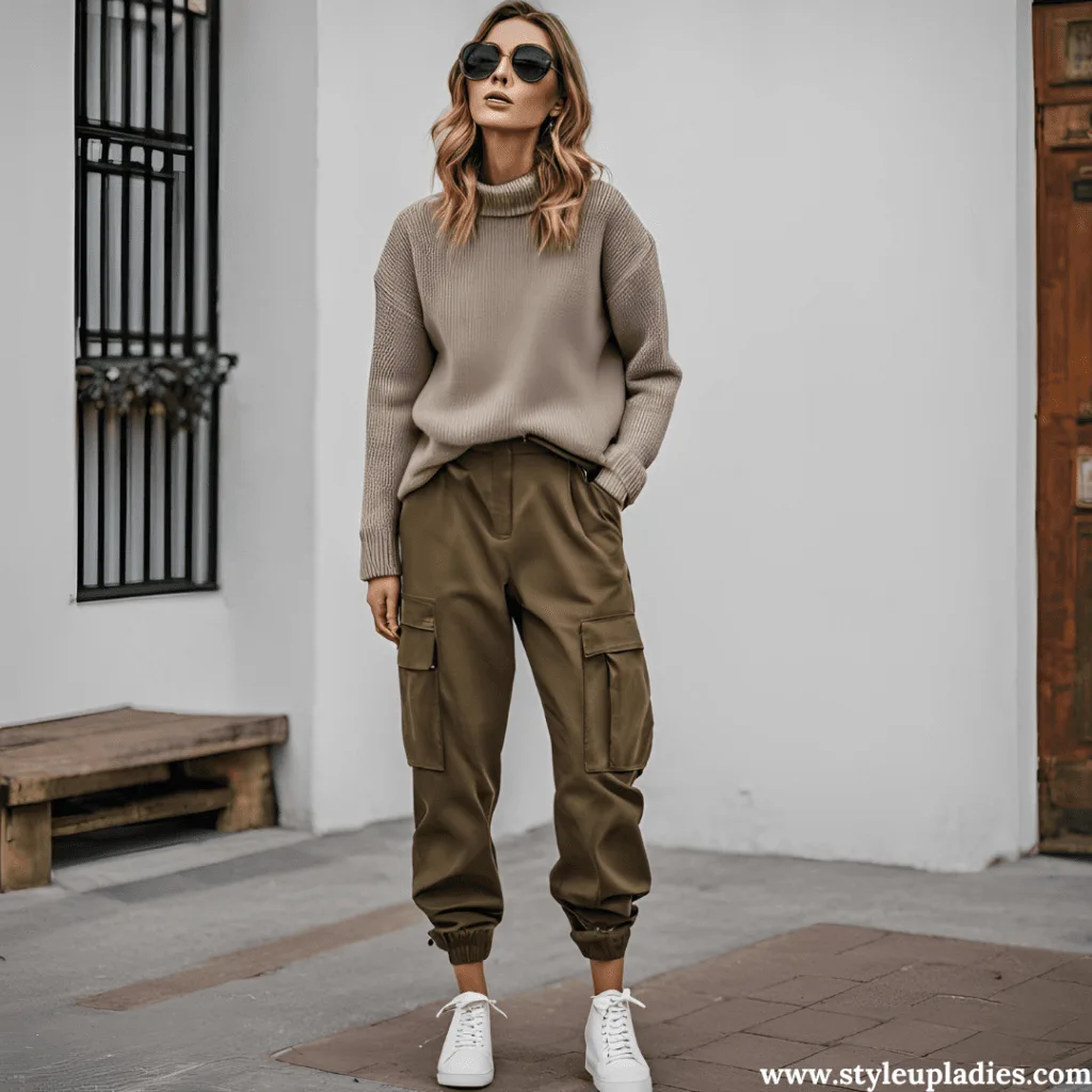 Cargo Pants and Jumper