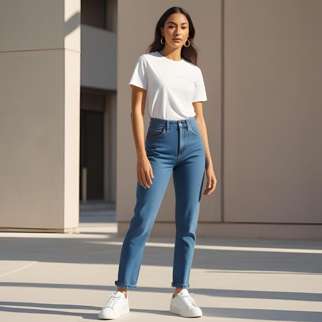 How to style mom jeans?