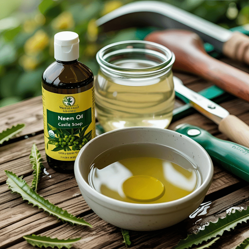 Learn how to apply neem oil spray