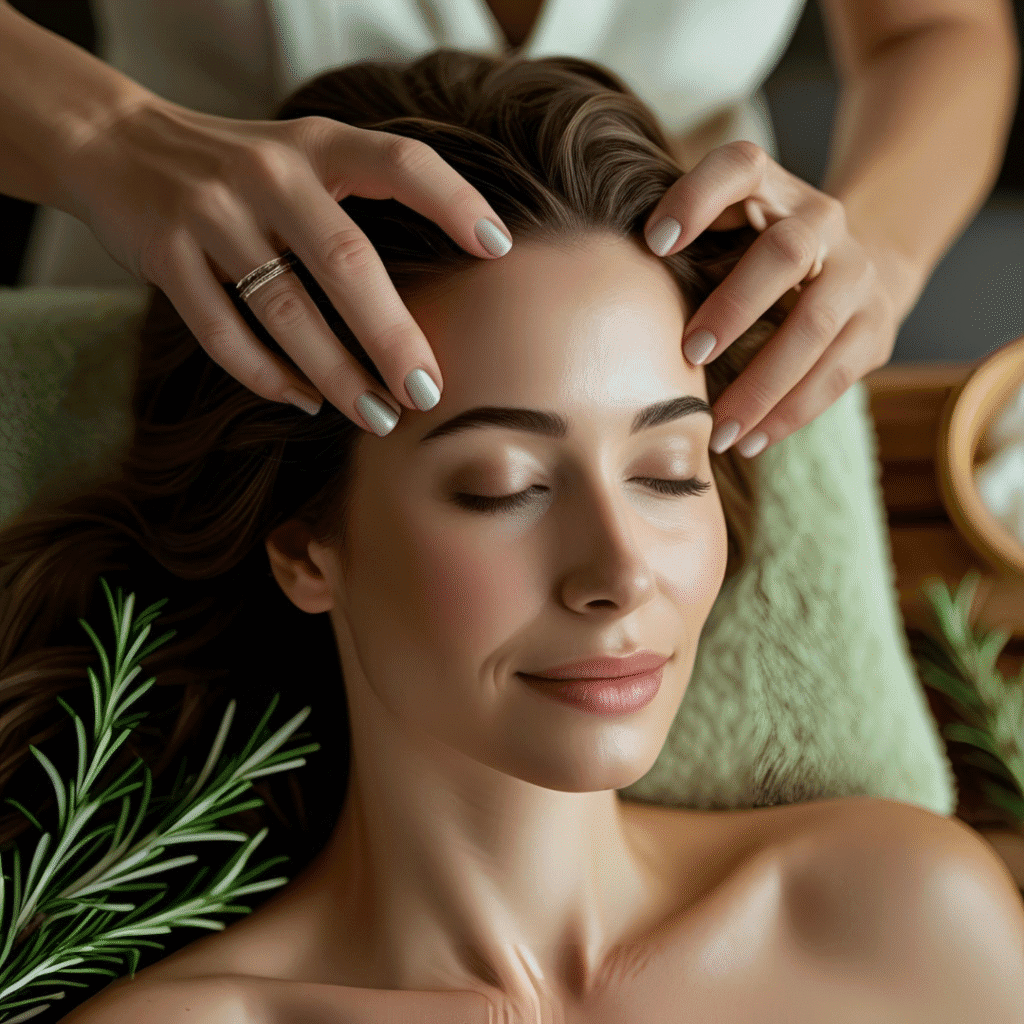 Massage your scalp routinely
