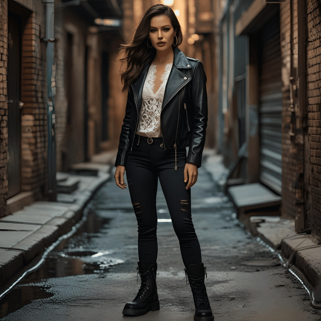 How to Dress Edgy Chic?