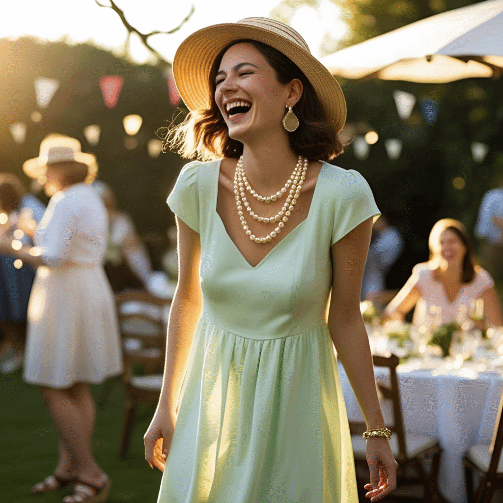 A-line skirts and shift dresses are preppy staples