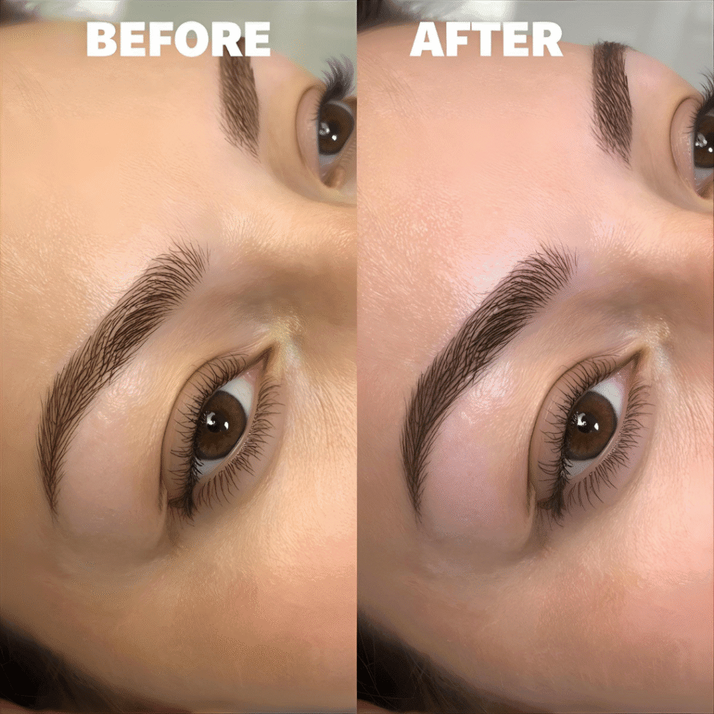 What is Eyebrow Microblading : Before and After