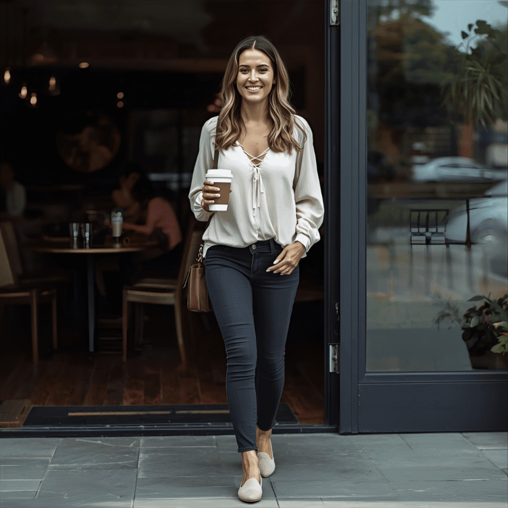 First Date Outfit Guys Love for coffee date