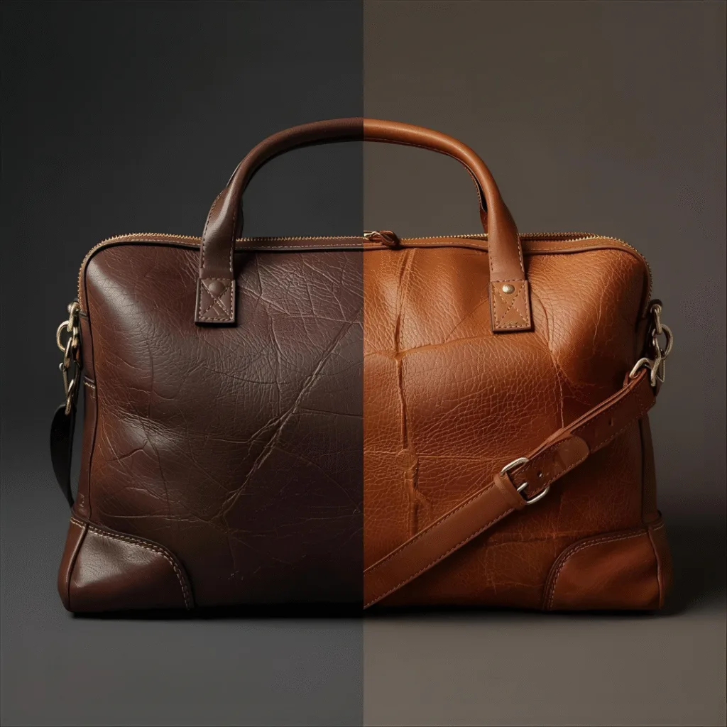 Genuine vs Full Grain Leather