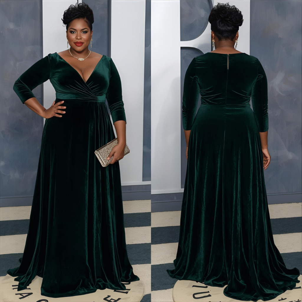 Black Tie Event Dress Code for Plus Size Women