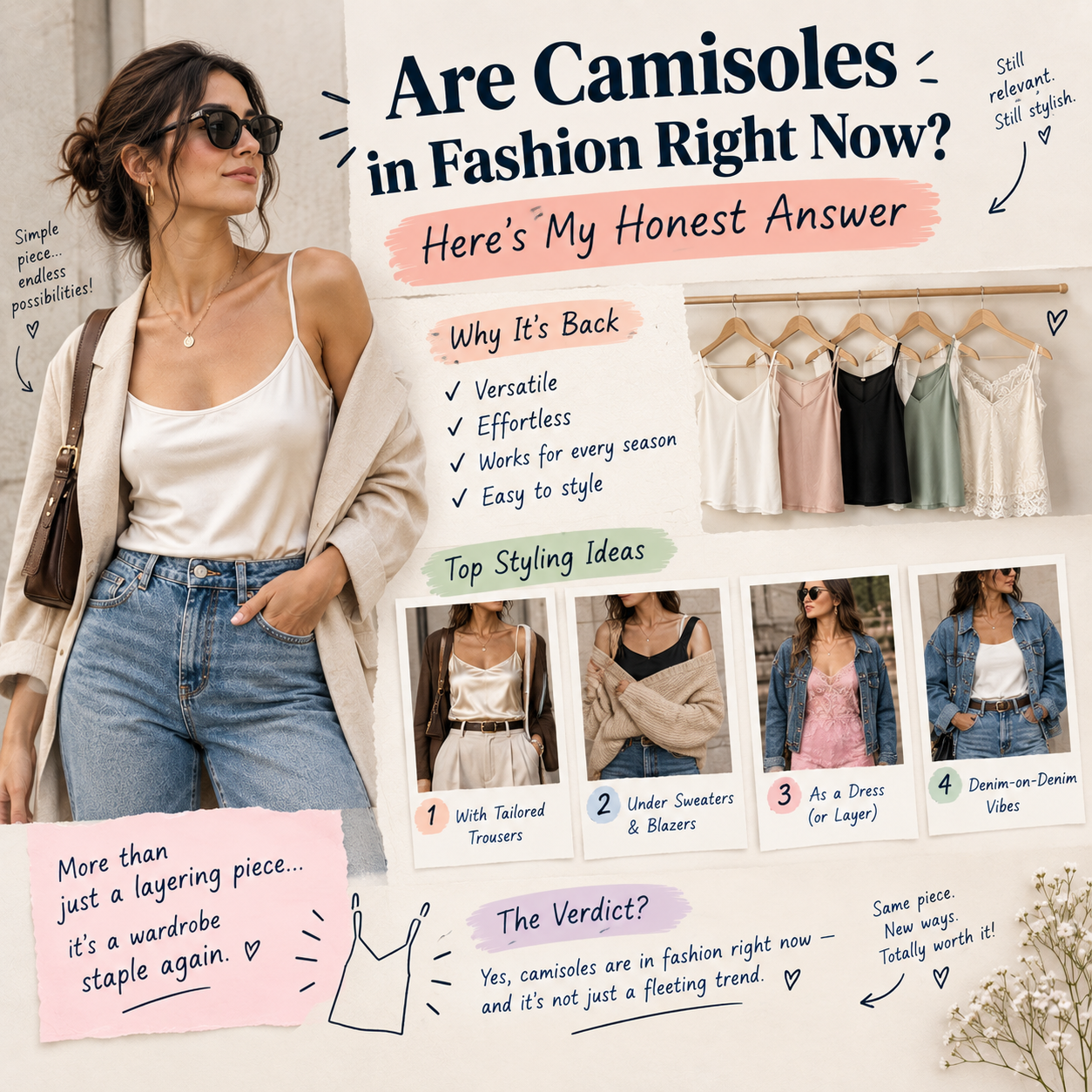 Top Camisole Fashion Trends You Should Know About Right Now