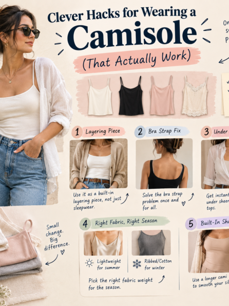 Clever Hacks for Wearing a Camisole