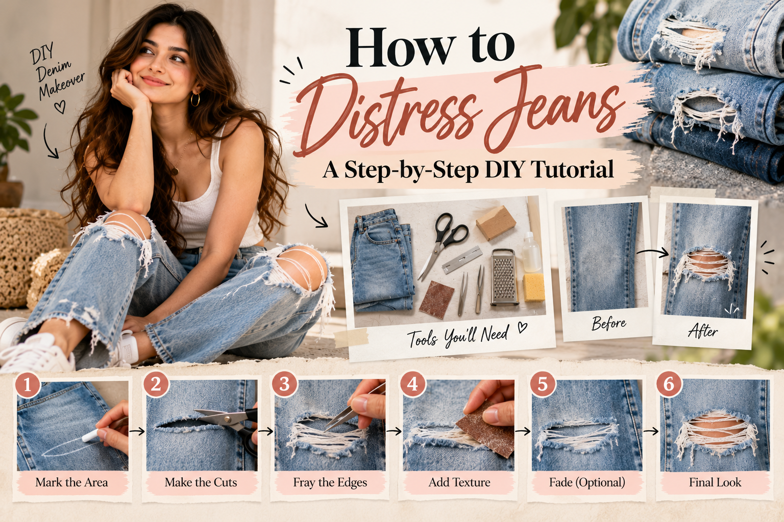 Ripped Knee Jeans: How to Wear 2026’s More Refined Take on Distressed Denim