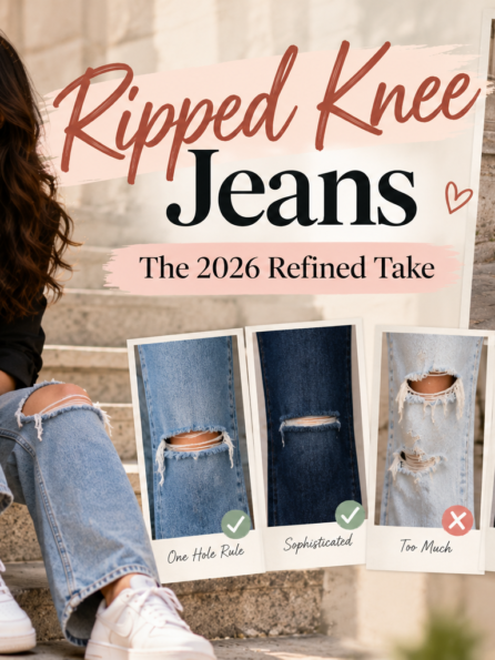 ripped knee jeans
